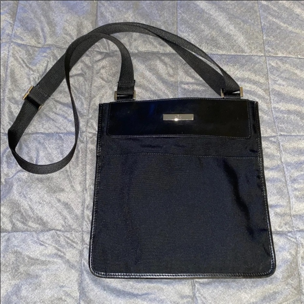 Gucci nylon leather crossbody